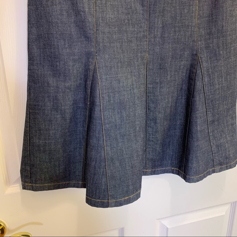 Harold’s NWOT Dark Dress Denim Skirt Size 6 - Picture 3 of 8